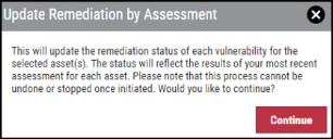 Update Remediation by Assessment - URbA Window